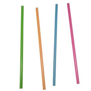 BarkingByrd Neon Plastic Straws Disposable, 300-Count “10.25” Inches.Thick, and Fun Drinking Straws Ideal for Milkshakes, Smoothies, and Cocktails—BPA-Free Perfect for Kids, Elderly, and Parties