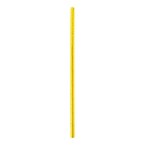 Restaurantware Metallic Gold Paper Straw - Biodegradable, 6mm - 7 3/4" - 25 count box