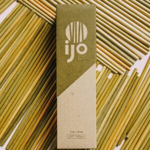 ijo grass straw IJO grass straws 100% natural, biodegradable, compostable, plastic free, eco drinking straws Pack of 100