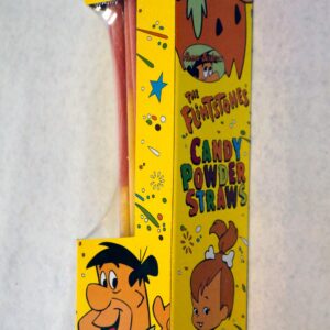 Hanna Barbera Productions Flintstones Powder Candy Straws