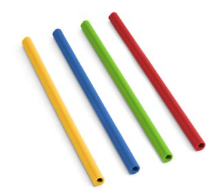 coghlan's silicone straws - 4 pack