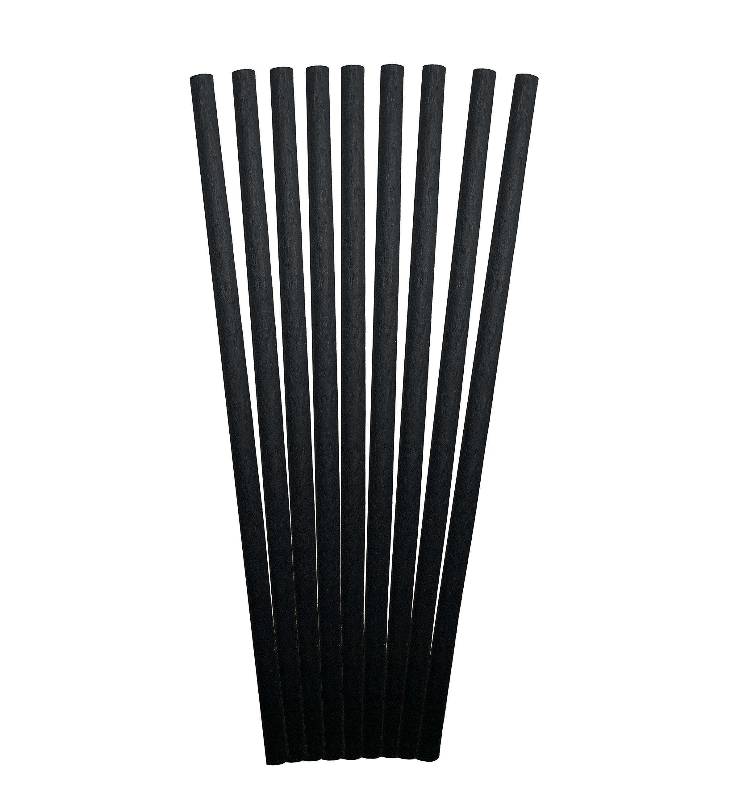 Avocado SEED Straws BLACK | Extra Strength 100% Compostable 8.27" (1000 pieces)