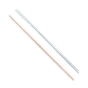 Karat C9051 9" Jumbo Straws (5 mm Diameter), Diagonal Cut, Assorted Striped Colors (Pack of 8000)