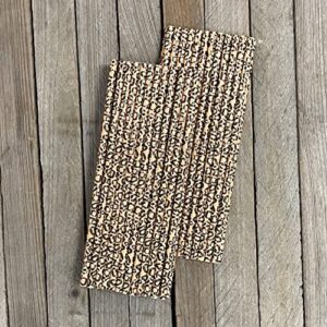 Cheetah Print Paper Straws - Animal Print Straws - Safari Theme Birthday Party Supply - 50 Pack Outside the Box Papers Brand