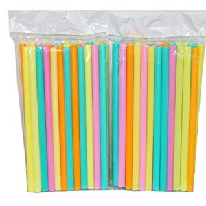 Perfect Stix- 9" Wrapped Milkshake and Smoothie Straws, 0.1" Height, 0.4" Width, 9" Length (Pack of 105) (MegaStraw9-WR-105ct)