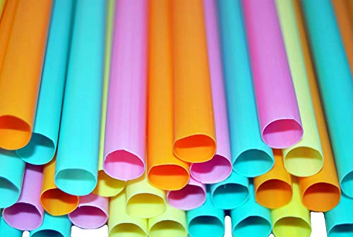 Perfect Stix- 9" Wrapped Milkshake and Smoothie Straws, 0.1" Height, 0.4" Width, 9" Length (Pack of 105) (MegaStraw9-WR-105ct)