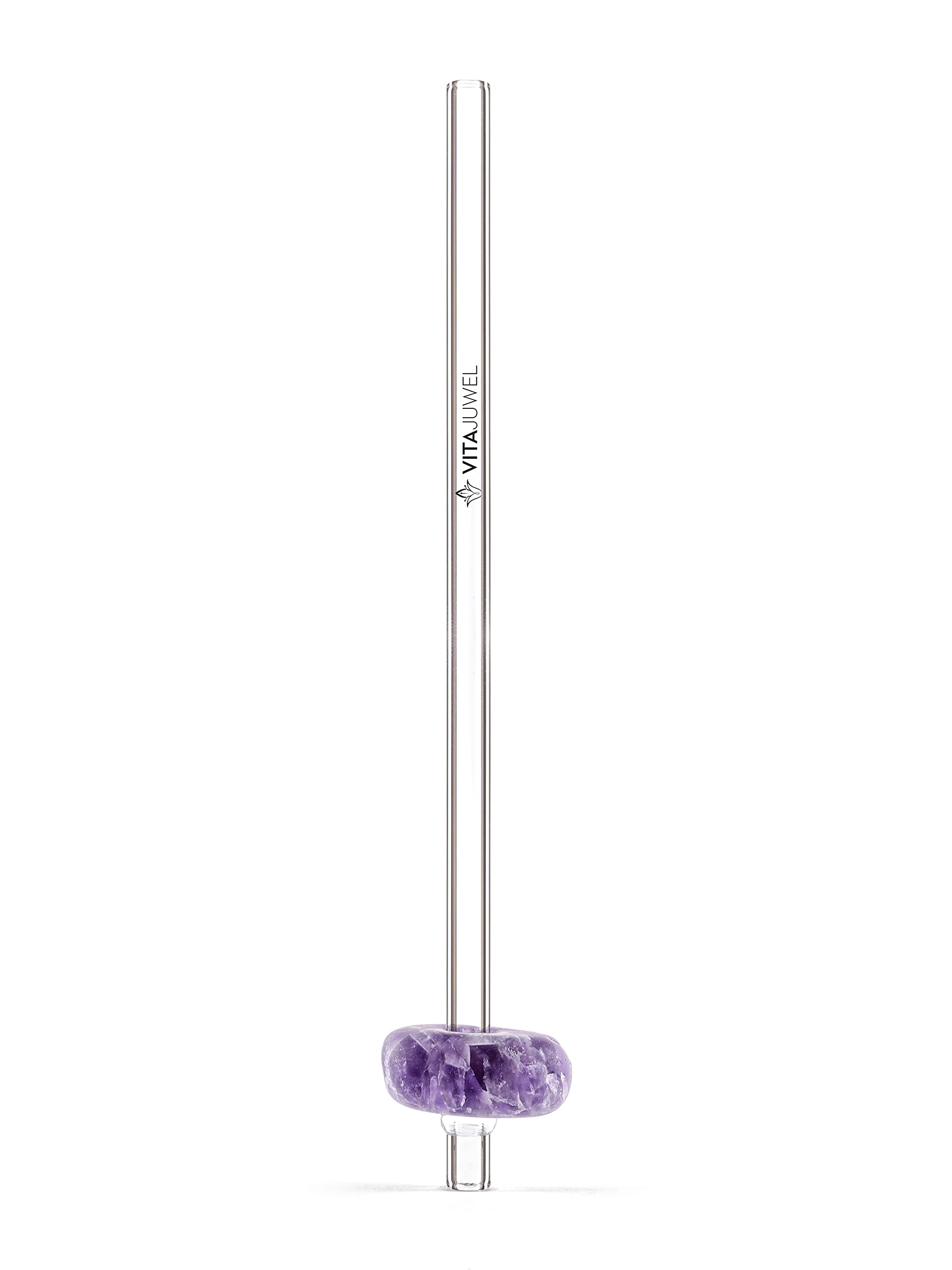 VitaJuwel Crystal Straw | Amethyst