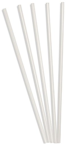 Perfect Stix Clear Concession Straight-Cut Straw, Unwrapped, 7-3/4" Length, Clear (Pack of 100)