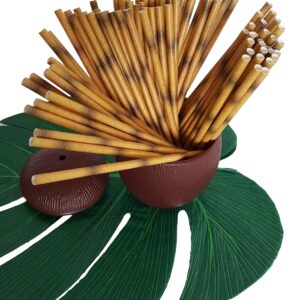 Bamboo Paper Straws, by Dondor (Bamboo (48 Piece))