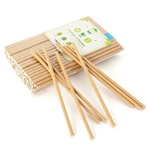 envgreens biodegradable paper drinking straws - 100% eco-friendly compostable & disposable drinking straws for juices, restaurants and party supplies (100 pack)