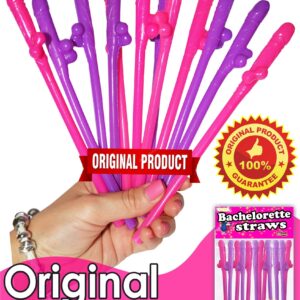 10 Bachelorette Party Straws, Bachelorette Party Decorations, Pennis Drinking Straws, Willy Straws, Hen Straws Naughty