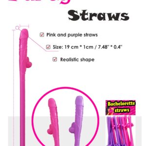 10 Bachelorette Party Straws, Bachelorette Party Decorations, Pennis Drinking Straws, Willy Straws, Hen Straws Naughty