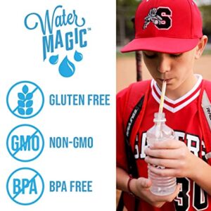 Water Magic Immune Defense Water Flavor Enhancing Straws - Includes 7 Berry Boost Straws and 7 Mega Orange Immune Support Straws