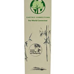 Bamboo Straws Drinking Reusable- Includes FREE Cleaning Brush and FREE Travel Pouch- Eco-Friendly, Zero Waste, Compostable and Biodegradable Straw for Tea, Coffee, Water and Juice- 10-Pack