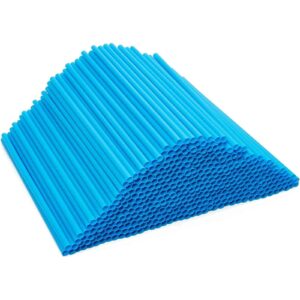 500-pack pla disposable drinking straws, plant based, alternative to plastic straws, blue 8.3"