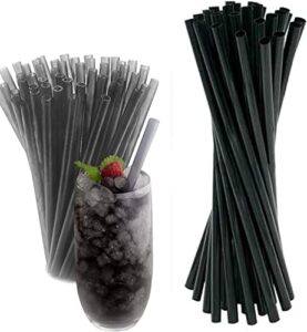 aveanit plastic drinking straws - reusable drinking straw set - thick & durable straws for party, picnic or camping - long straws for juices, soda & more - 30 pcs flesh colored