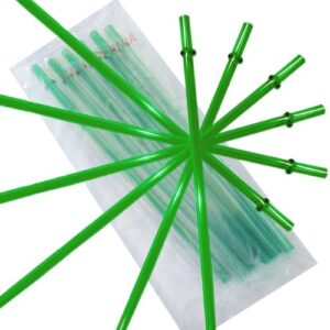 california straws green replacement acrylic straw set of 6, fits 16oz, 20oz, 24oz tumblers
