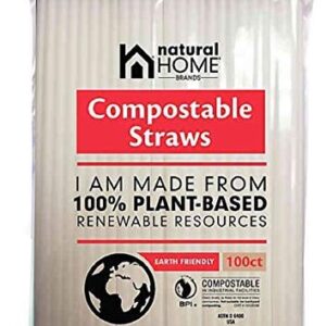 100 Compostable Straws (100)