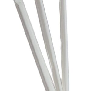 Concession Essentials Wrapped Giant Milkshake Straws. Pack of 300 Straws with a Bonus Gift. 5/16 Inch Thick Premium Straws 300 Pack. Paper-Wrapped, Clear, Thick, & Giant Sized 8mm Thick