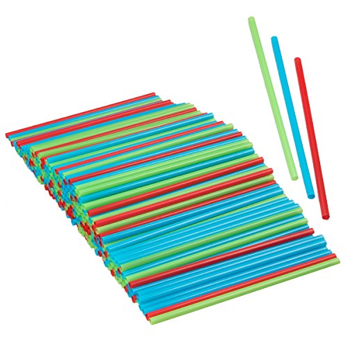 Colorful Multi-Colored Jumbo Straws - (Pack of 250) - Vibrant Design - Perfect for Parties & Events