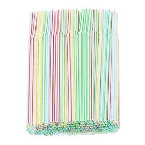 pack of 150 classic flexible straws - assorted colors