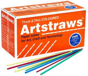 artstraws school pack (thin/ thick assorted colours)