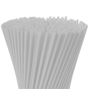 S & L Straw Company - Bulk Pack of 250 Clear Colored Plastic Drinking Straws - Disposable Kid Friendly, Colorful Party Fun Straws