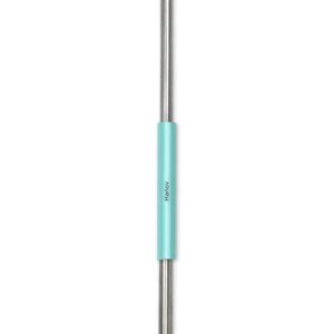 STAINLESS STEEL 3-WAY PERSONAL POCKET STRAW, Reusable, Portable, 3 Sizes, Stainless-Steel Drinking Straws, with Silicone Connecting Sleeve, Cleaning Brush, and Carrying Case for Personal Use