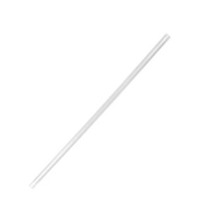 karat earth ke-c9215 7.75" jumbo pla clear unwrapped straws