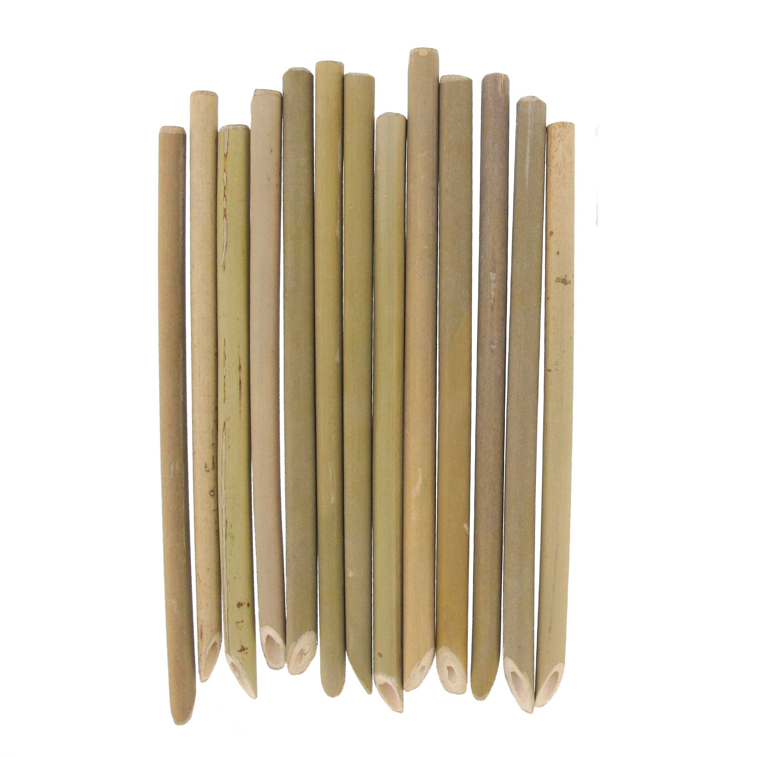 BambooMN Brand - 7" Organic Reusable Bamboo Drinking Straws - 100 Pieces