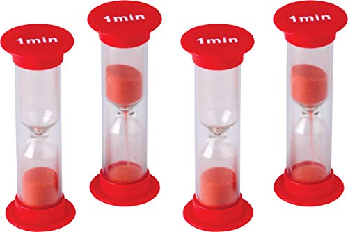 1 Minute Sand Timers - Mini (Pack of 4)