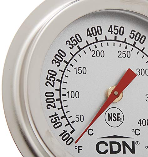 CDN POT750X ProcAccurate High Heat Oven Thermometer,Silver