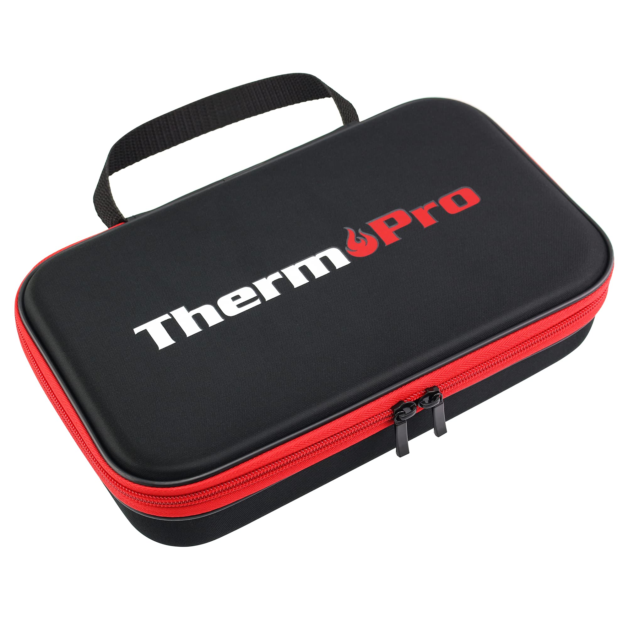 ThermoPro TP99 Hard Carrying Case Storage Bag for TP-20, TP-08S, TP-07 Wireless Remote Digital Cooking Food Meat Thermometer, Shockproof Waterproof Black Travel Protective Case/Box/Organizer