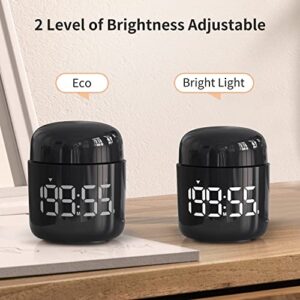 MeesMeek Digital Kitchen Timer,Countdown Countup Timer with Large LED Display Volume Adjustment,Timer for Cooking, Classroom Time for Kids and Teachers. (Black)