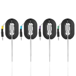 replacement probes 4 packs improved stainless steel additional probes wire for grill thermometer by weinas