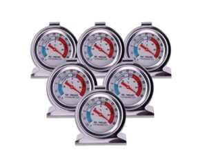refrigerator freezer large dial thermometer aulufft 6 pack classic series fridge freezer alarm thermometer internal temperature gauge for kitchen refrigerator