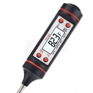 TBBSC Meat Thermometer,Instant Read Digital Cooking Thermometer,Electronic Food Thermometer with Super Long Probe for Kitchen,Milk,Candy,BBQ and Grill