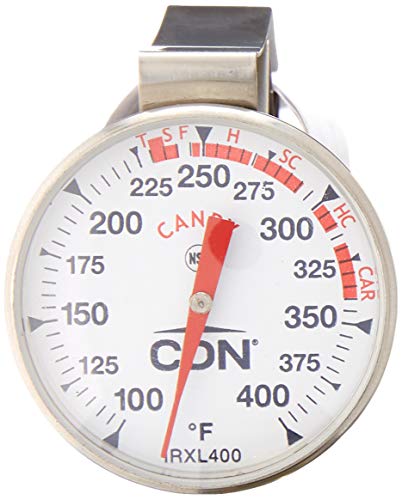 CDN - ProAccurate Candy & Deep Fry Thermometer - Insta-Read, NSF Certified,Silver,1 EA