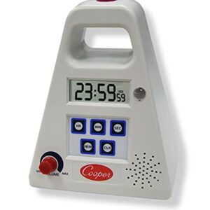 Cooper-Atkins FT24-0-3 Large Single Station Digital Kitchen Timer with Volume Control, 24 Hours Unit Range