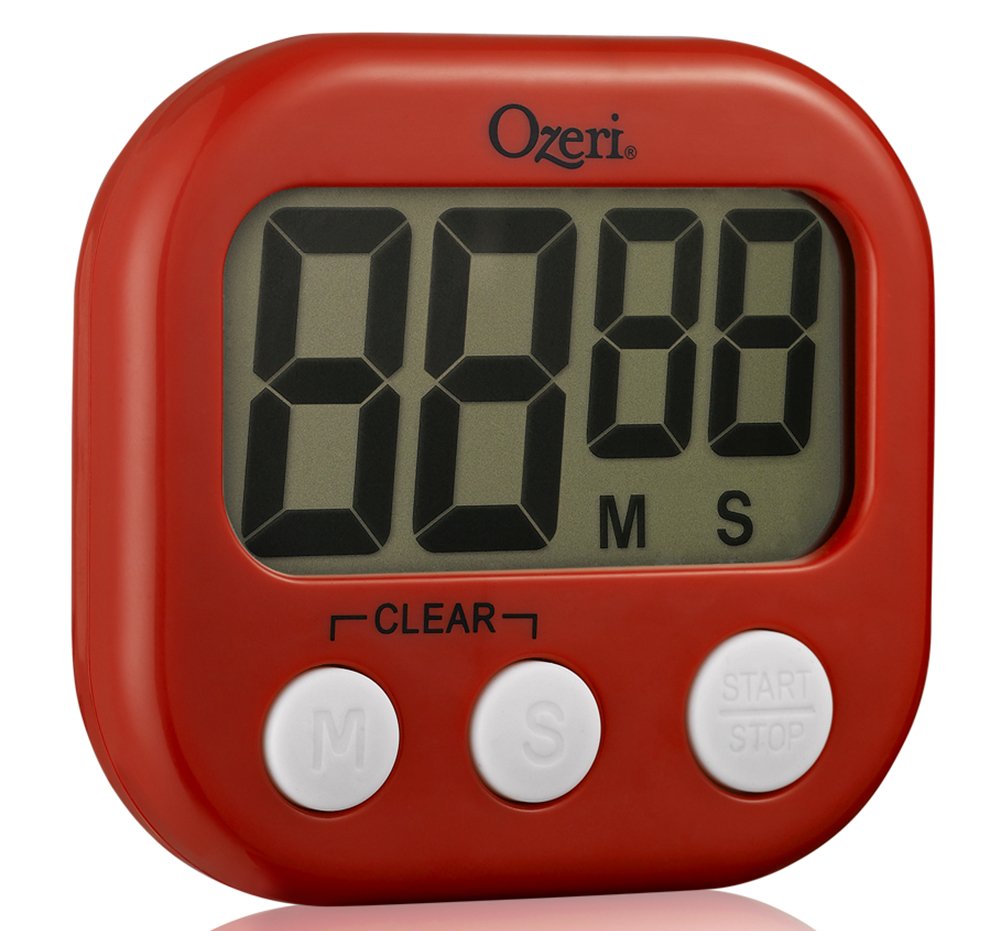 Ozeri Event Kitchen Timer, Red