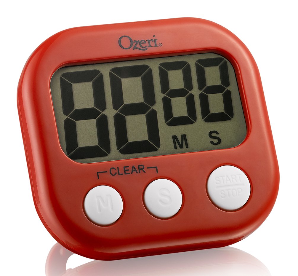 Ozeri Event Kitchen Timer, Red