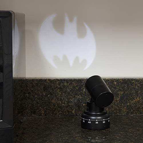 Batman Kitchen Timer - Bat Signal Lights Up When Time is Done - Cook Like a Super Hero - Great DC Justice League Gift for Men and Women