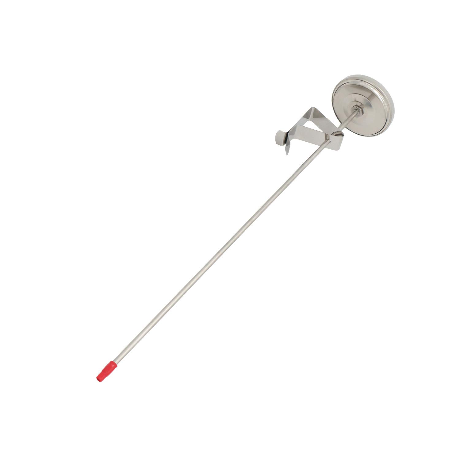 CRBrewBeer Homebrew Kettle Clip On Thermometer,Dial Thermometer,12" Stainless Steel Stem Meat Cooking Thermometer