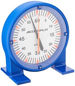 accusplit ax850 lane timer/pace clock, blue, 15-inch