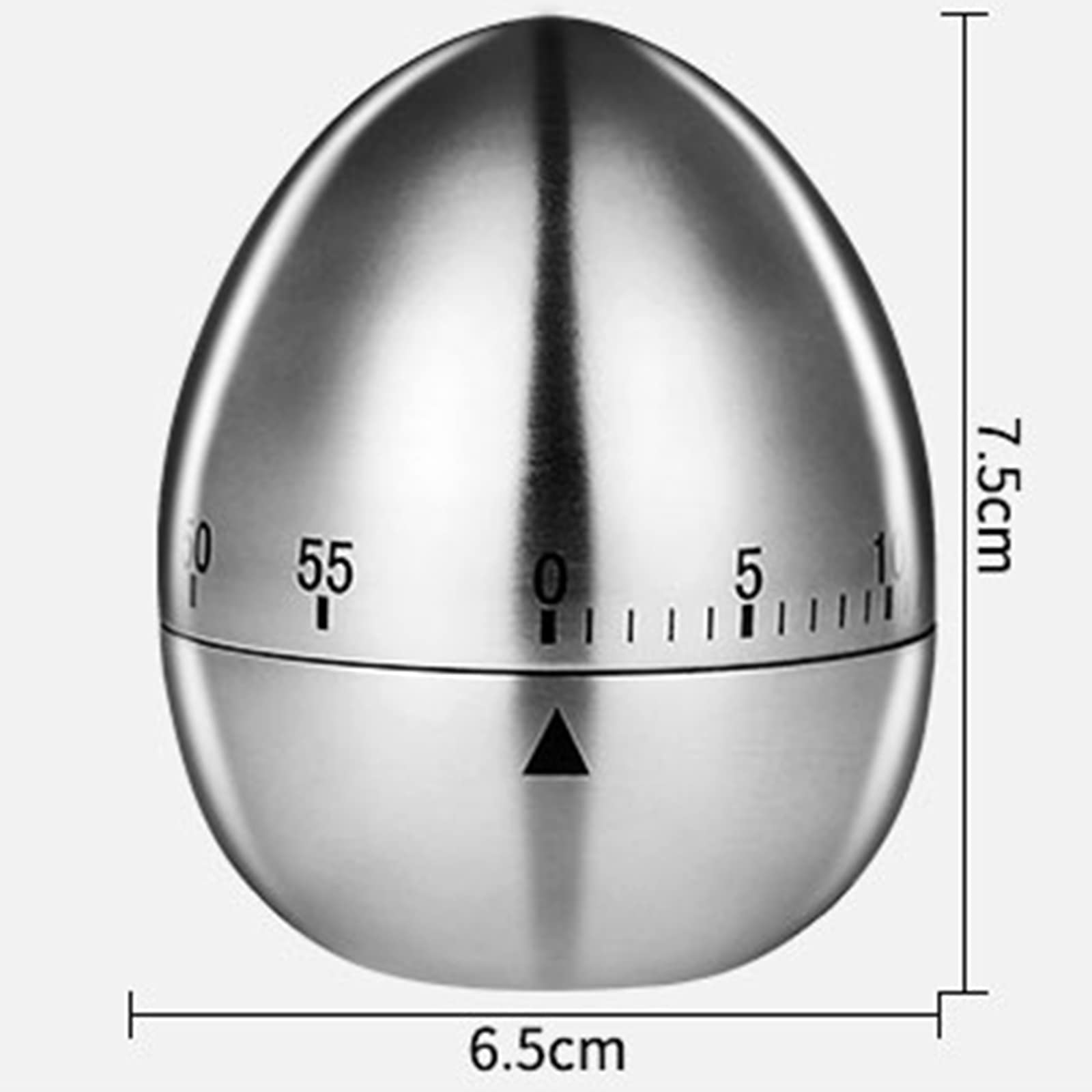 Kitchen Egg Timers for Boiling Eggs Mechanical Kitchen Timer Rotating Alarm with 60 Minutes Stainless Steel Visual Countdow Waterproof Timer for Cooking Exercise Learning Cosmetic Applications Baking