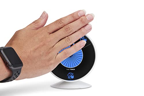 TIME TIMER WASH — 30 Second Visual Timer Promoting Proper Hand Washing for Preschool, Kindergarten and Adults, Hands Free, Touch-Less Handwashing, Bathroom Timer with Optional Music Sound