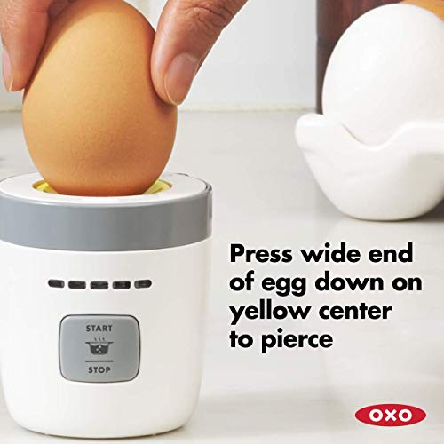 OXO Good Grips Digital Egg Timer with Piercer,White,One Size