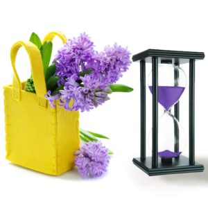 Hourglass Timer for 60 Minutes Sandglass Timer for Kitchen Living Room Home Office Desk Bedroom Festival School Game Sand Timer Sandglass Timer 60