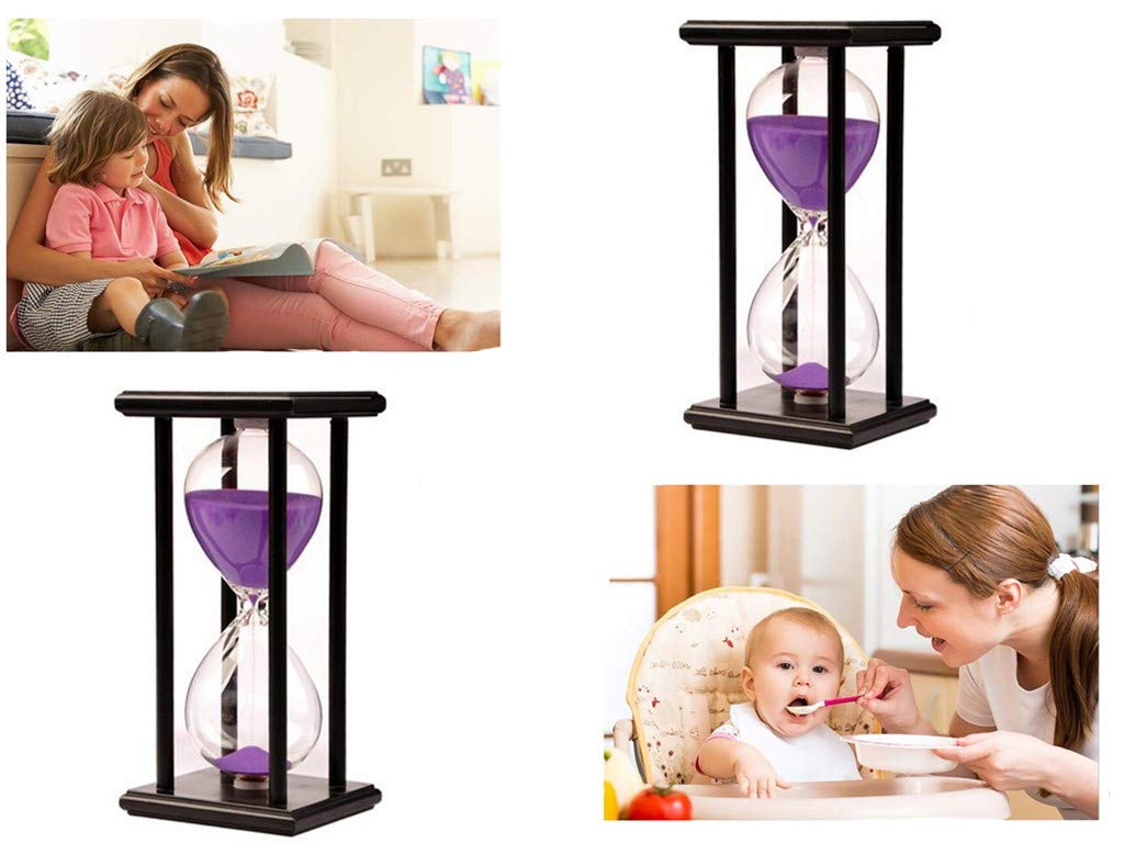 Hourglass Timer for 60 Minutes Sandglass Timer for Kitchen Living Room Home Office Desk Bedroom Festival School Game Sand Timer Sandglass Timer 60