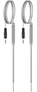 govee meat thermometer 3.5mm replacement probes 2-pack for models h5181, h5182, h5183, h5184, h5185, h5198